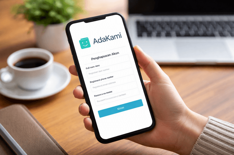 Cara Menghapus Akun AdaKami Permanen di HP