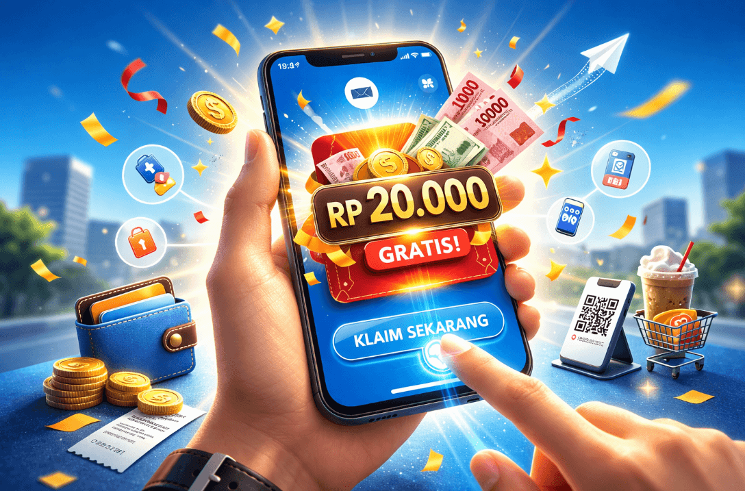 Cara Dapat Saldo DANA 20 Ribu Gratis